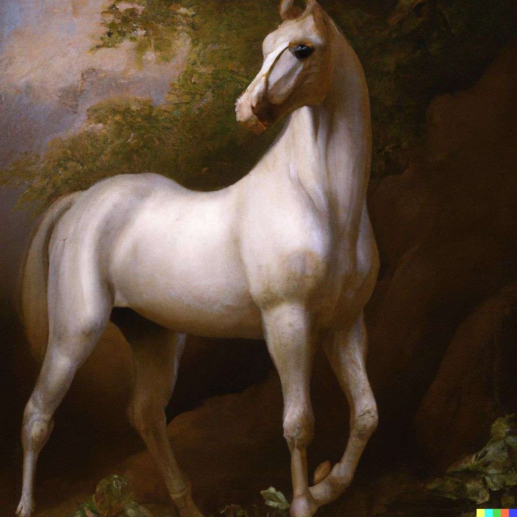 a horse, painting by William-Adolphe Bouguereau